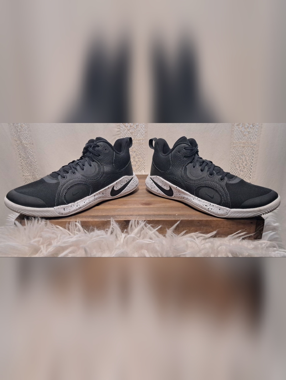 Nike Fly By Mid 2 Basketball Shoes Size 9 - Picture 6 of 7
